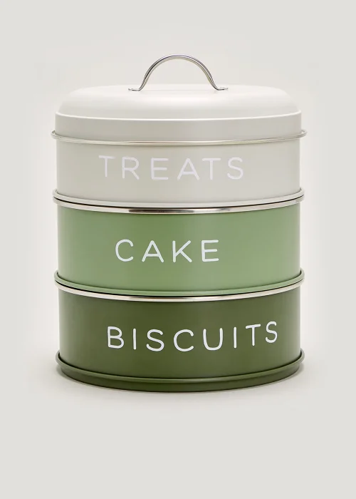 Green Stackable Cake Tins (26cm x 24cm) Image 1