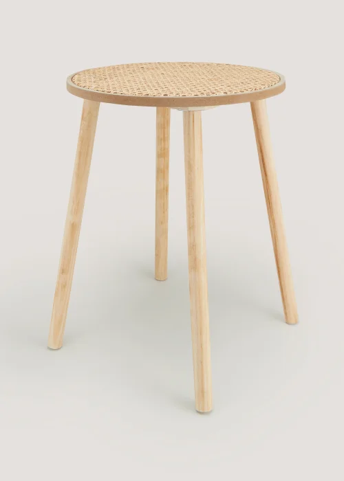 Natural Cane Side Table (40cm x 60cm) Image 1