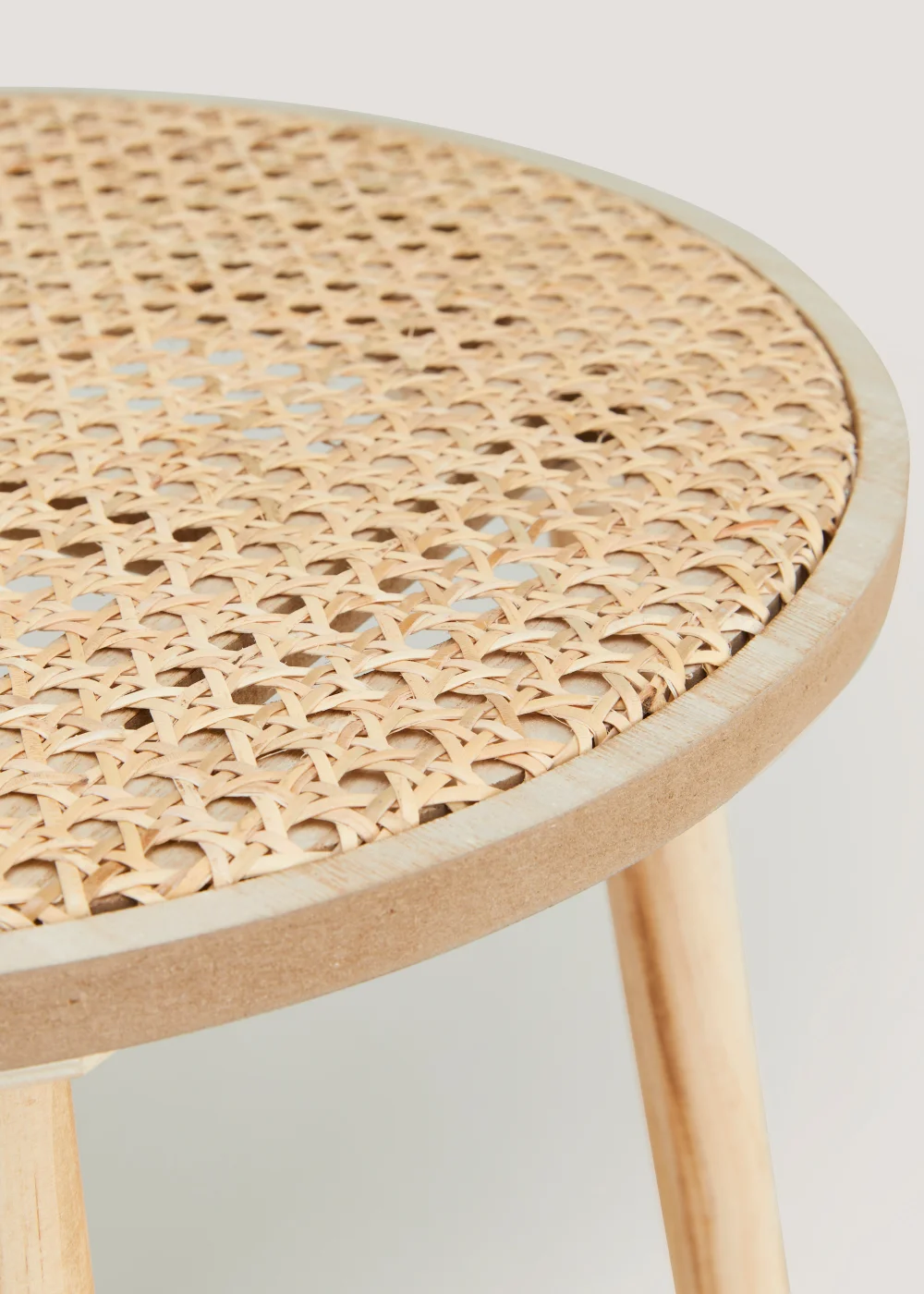 Natural Cane Side Table (40cm x 60cm) Image 2