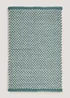 Teal Woven Chenille Bath Mat (50cm x 80cm) Image 1