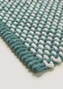 Teal Woven Chenille Bath Mat (50cm x 80cm) Image 2