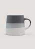 Grey Colour Block Mug (12cm x 9cm) Image 1