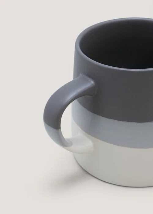 Grey Colour Block Mug (12cm x 9cm) Image 2
