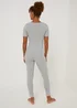 Grey Thermal Top & Leggings Set - Size 8-10 Image 4
