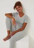 Grey Thermal Top & Leggings Set - Size 8-10 Image 2