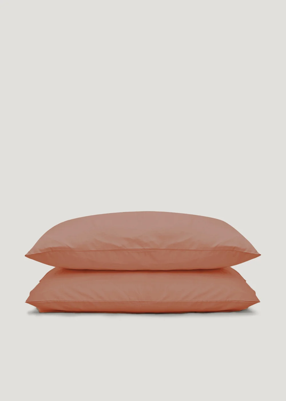 Orange Polycotton Housewife Pillowcase Pair (144 Thread Count) - One Size Image 1