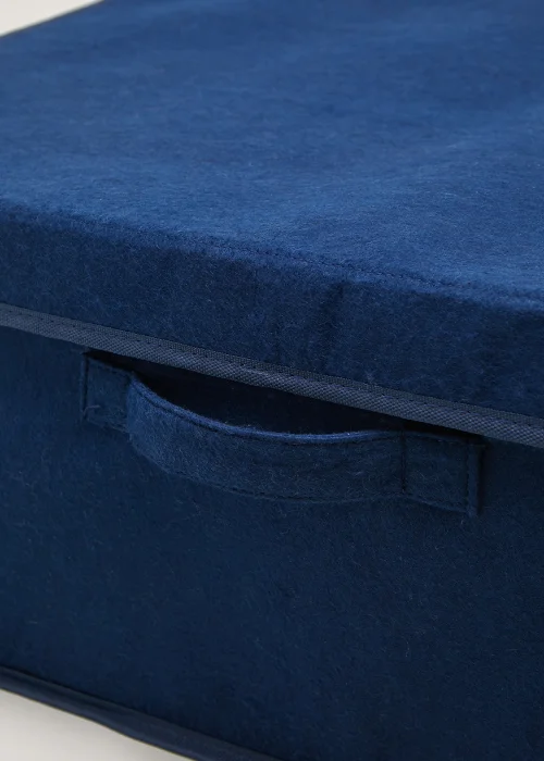 Navy Underbed Storage Box (60cm x 21cm x 40.5cm) Image 3