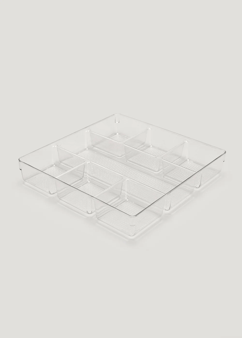 Clear Acrylic Multi Section Wardrobe Storage (34cm x 33cm x 6cm) Image 1