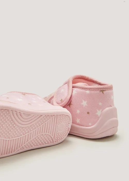 Girls Pink Rabbit Ballerina Slippers (Younger 4-12) - Size 4 Infants Image 2
