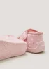 Girls Pink Rabbit Ballerina Slippers (Younger 4-12) - Size 4 Infants Image 2