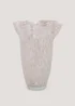 Pink Handkerchief Glass Vase (23.5cm x 23.5cm x 32.5cm) Image 1