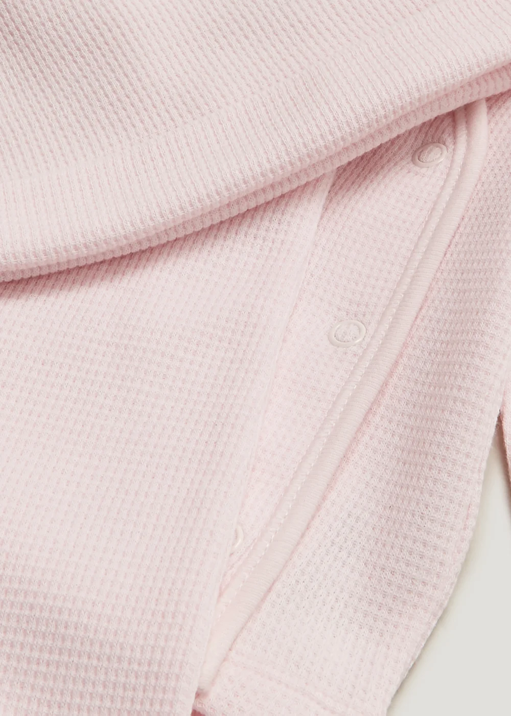 Baby 3 Piece Pink Waffle Set (Newborn-12mths) - 0-3 months Image 1