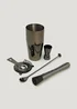 5 Piece Grey Cocktail Accessories Set Image 2