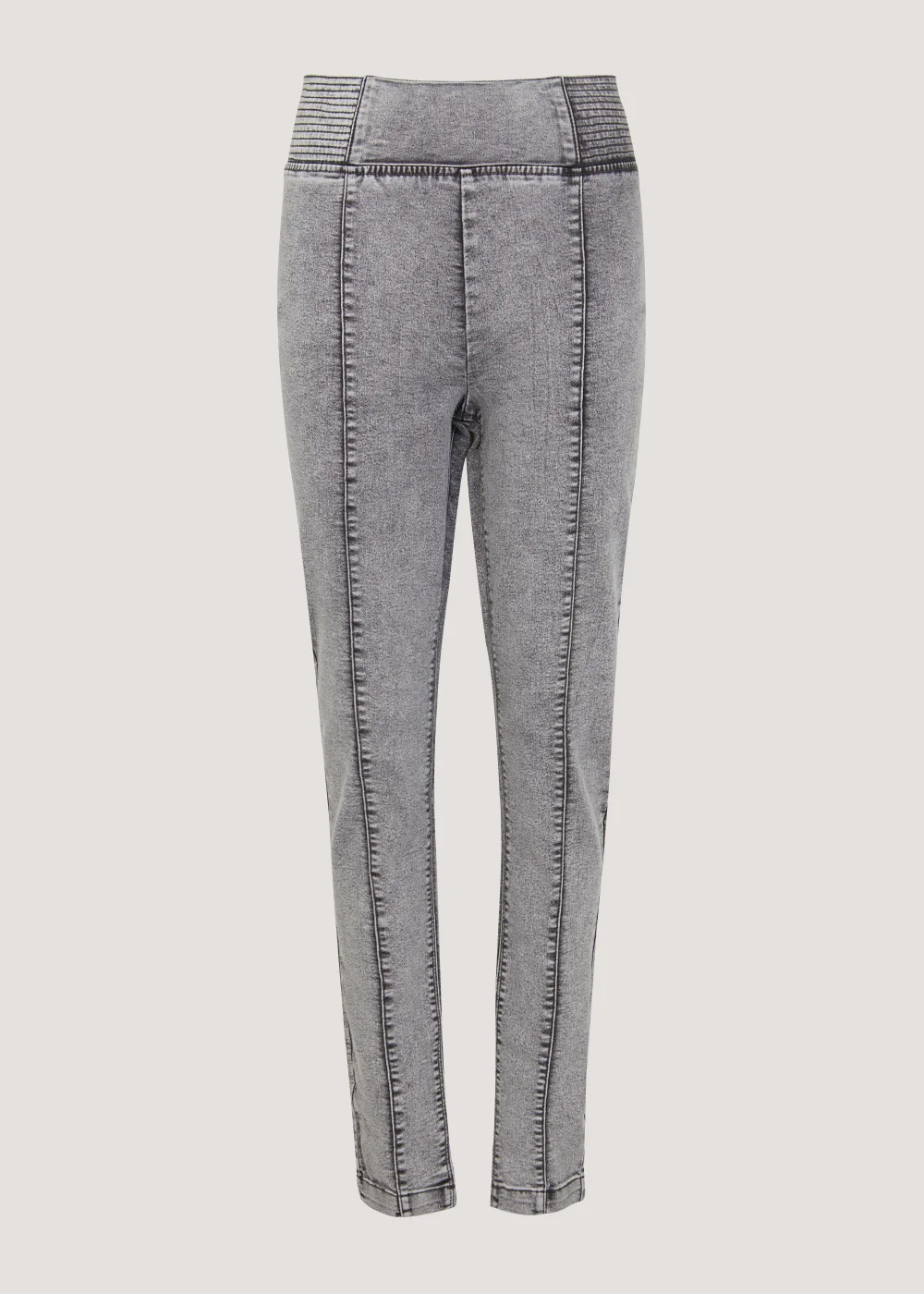 Rosie Grey Biker Pull On Jeggings (Long Length) - 8/L33 Image 1