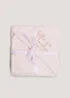 Pink Floral Hooded Towel & Wash Mitt Set (One Size) - One Size Image 2