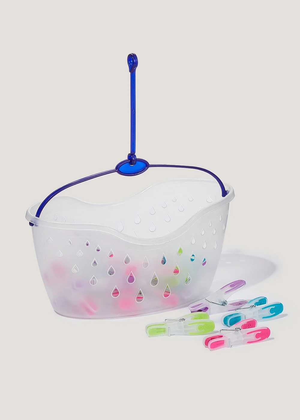 Minky 24 Pack Pegs & Caddy Set Image 1