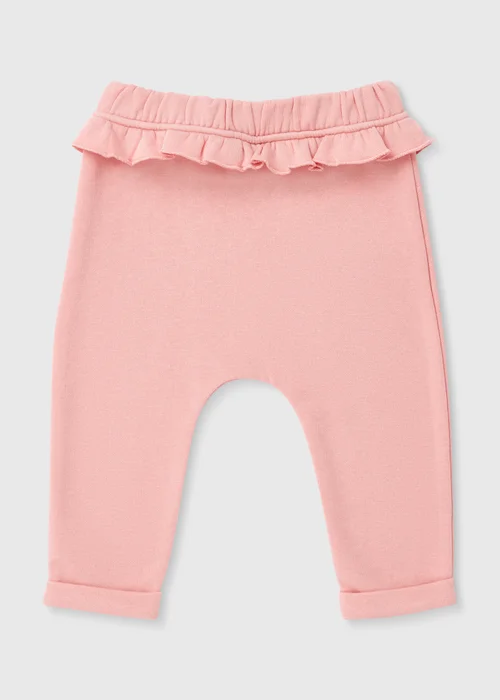 Baby Pink Frill Joggers (Newborn-23mths) - 9-12 months Image 1