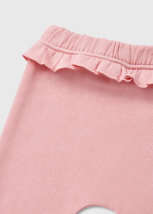 Baby Pink Frill Joggers (Newborn-23mths) - 9-12 months Image 2