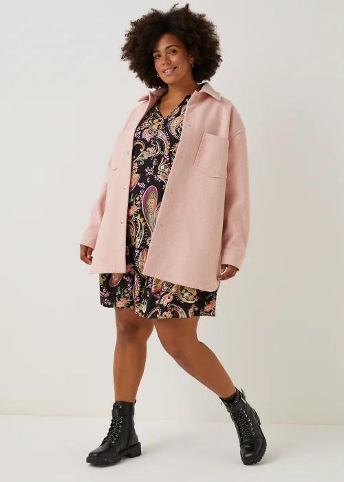 Black Paisley Peplum Hem Mini Dress - 18 Image 4