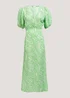 Green Swirl Midi Dress - 8 Image 2