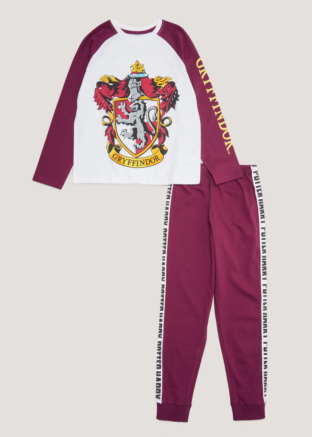 Kids Red Harry Potter Pyjama Set (5-12yrs) - Age 5 Years Image 1