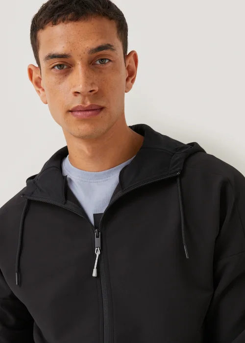 US Athletic Black Woven Zip Up Hoodie - XS Image 5
