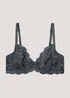 Grey Lace Non Padded Bra - 32A Image 2