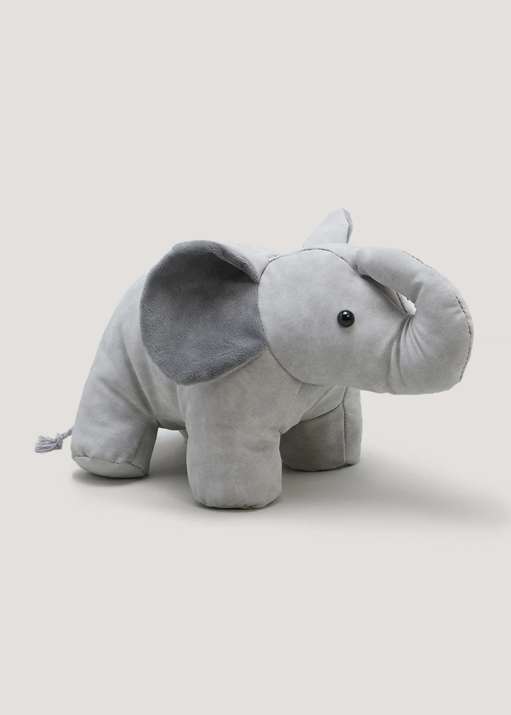 Elephant Faux Leather Doorstop (35cm x 16cm) Image 1