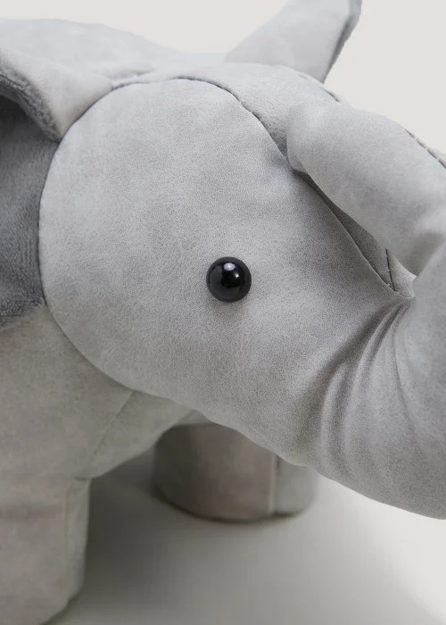 Elephant Faux Leather Doorstop (35cm x 16cm) Image 2