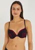 Black & Red Lace Bra - 32A Image 1
