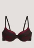 Black & Red Lace Bra - 32A Image 4