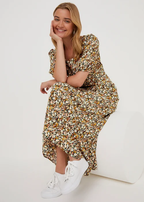 JDY Sasha Ditsy Floral Midi Dress - 12 Image 5