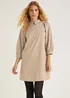 JDY Beige Stripe Shirt Dress - 8 Image 2