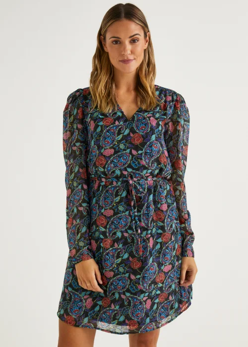 JDY Gonzo Multicoloured Paisley Print Dress - 8 Image 5