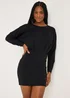 JDY Dicte Black Long Sleeve Dress - 12 Image 4