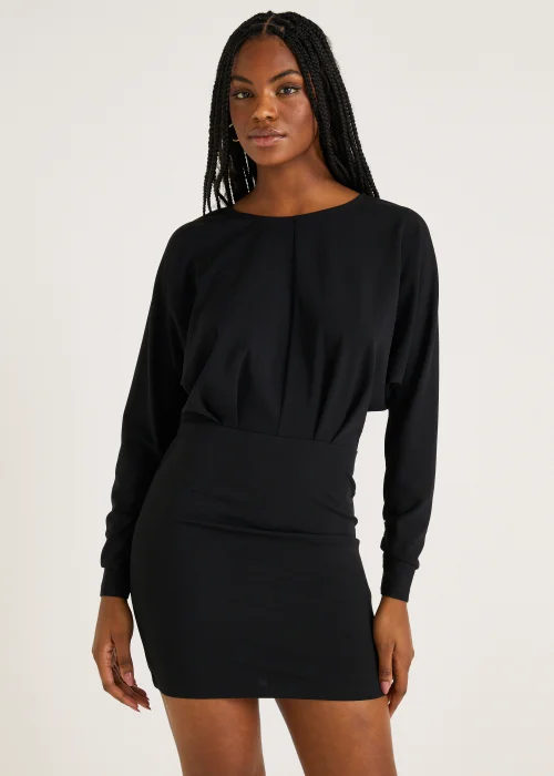 JDY Dicte Black Long Sleeve Dress - 12 Image 1