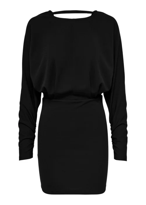 JDY Dicte Black Long Sleeve Dress - 12 Image 2