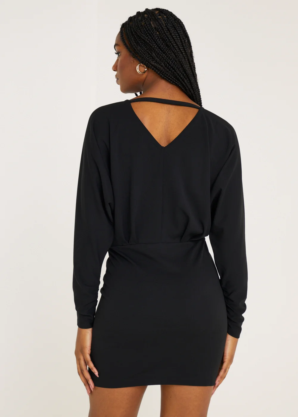 JDY Dicte Black Long Sleeve Dress - 12 Image 3