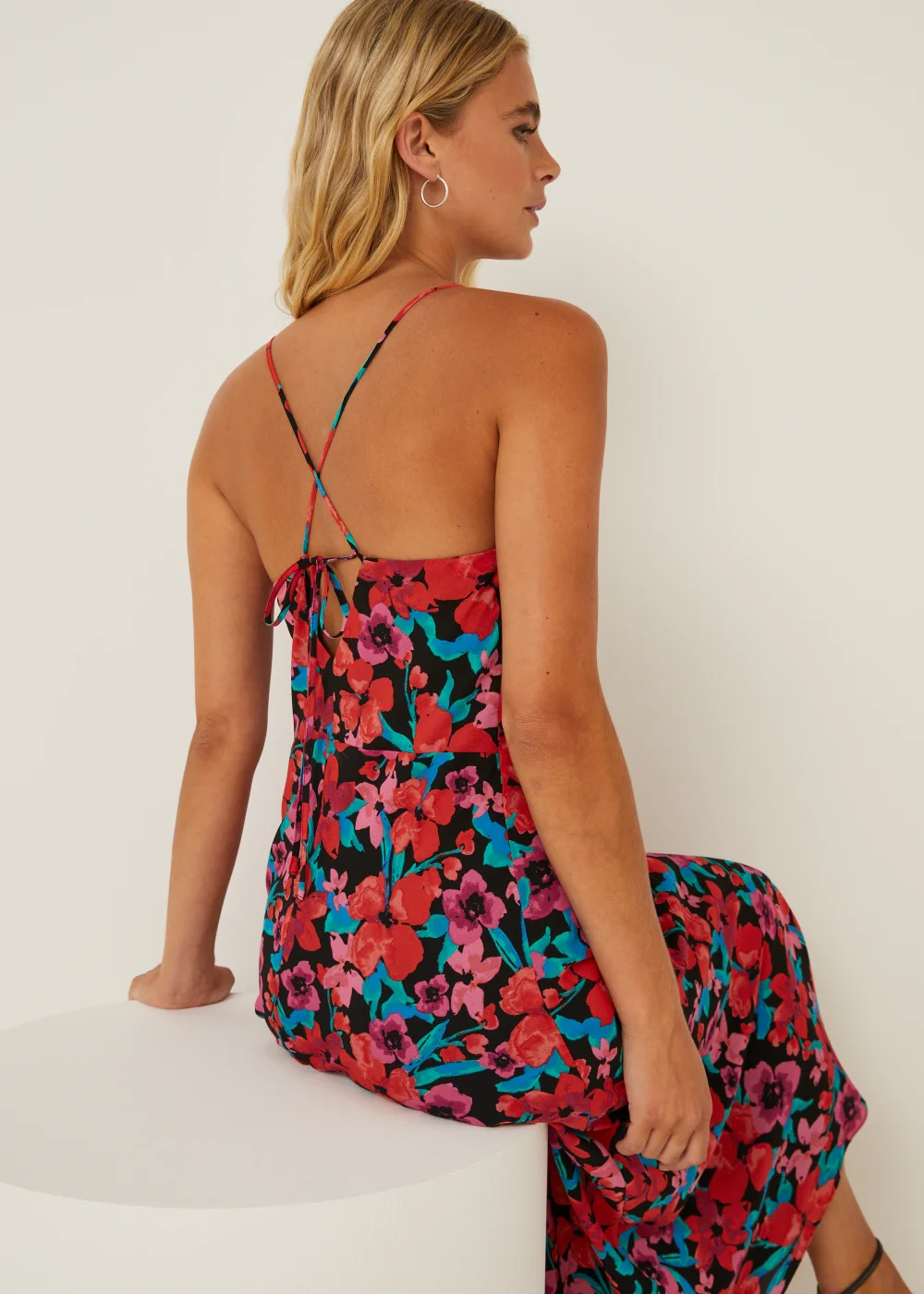 Be Beau Floral Midi Dress - 6 Image 3