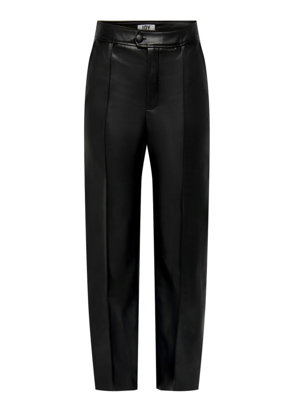 JDY Rex Black Faux Leather Trousers - 2XL Image 3