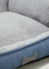 Blue Check Pet Bed (Small-Medium) - Small/Medium Image 3