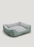 Green Check Pet Bed (Small-Medium) - Small/Medium Image 2