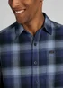 Lee Blue Check Shirt - Small Image 3