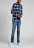 Lee Blue Check Shirt - Small Image 2