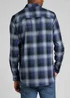 Lee Blue Check Shirt - Small Image 5