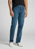 Lee Blue Wash Regular Fit Jeans - 32 Waist Regular Image 1