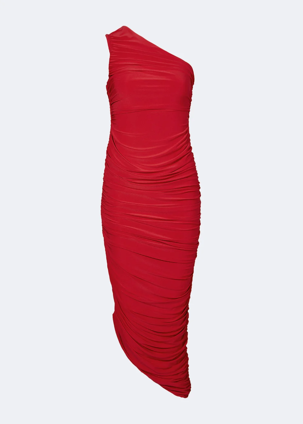 Be Beau Red Ruched Shoulder Dress - 6 Image 5