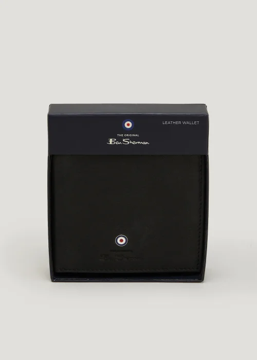 Ben Sherman Brown Real Leather Wallet - One Size Image 1