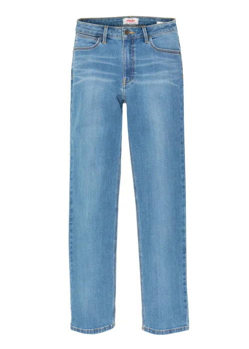 Wrangler Dark Wash Straight Fit Jeans - 34 R Image 4
