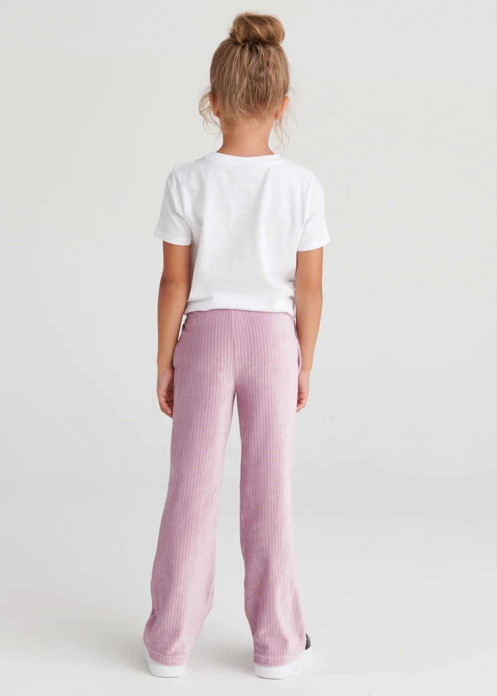Girls Purple Velour Joggers (4-13yrs) - Age 4 Years Image 6